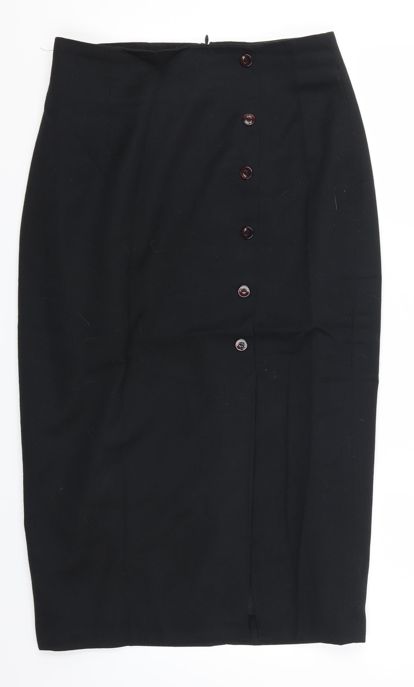 Prinsiples Womens Black   Straight & Pencil Skirt Size 14