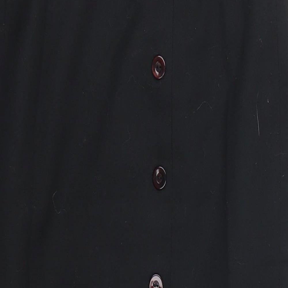 Prinsiples Womens Black   Straight & Pencil Skirt Size 14