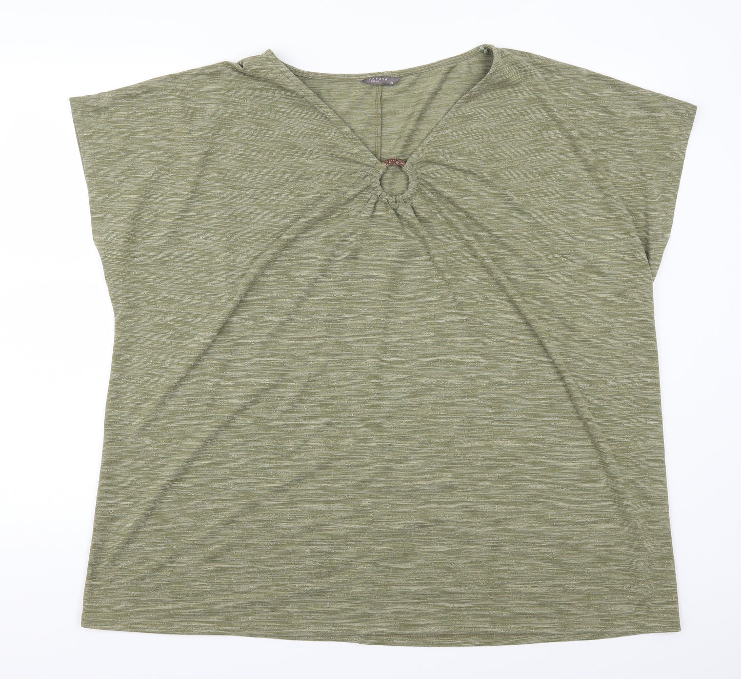 Matalan Womens Green   Basic T-Shirt Size 22