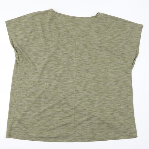Matalan Womens Green   Basic T-Shirt Size 22