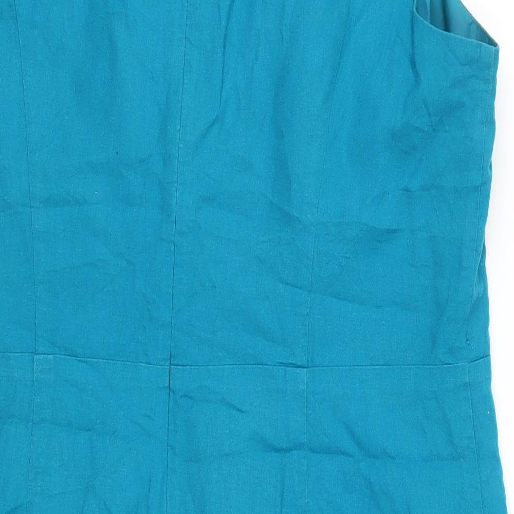 Papaya Womens Blue   Pencil Dress  Size 16