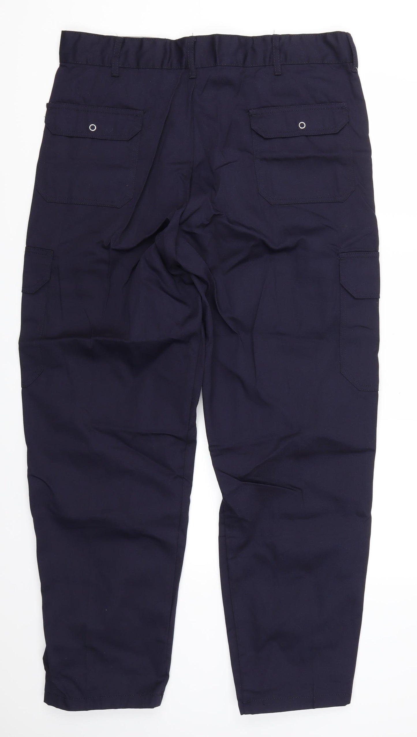 Click Workwear Mens Blue   Trousers  Size 38 L31 in