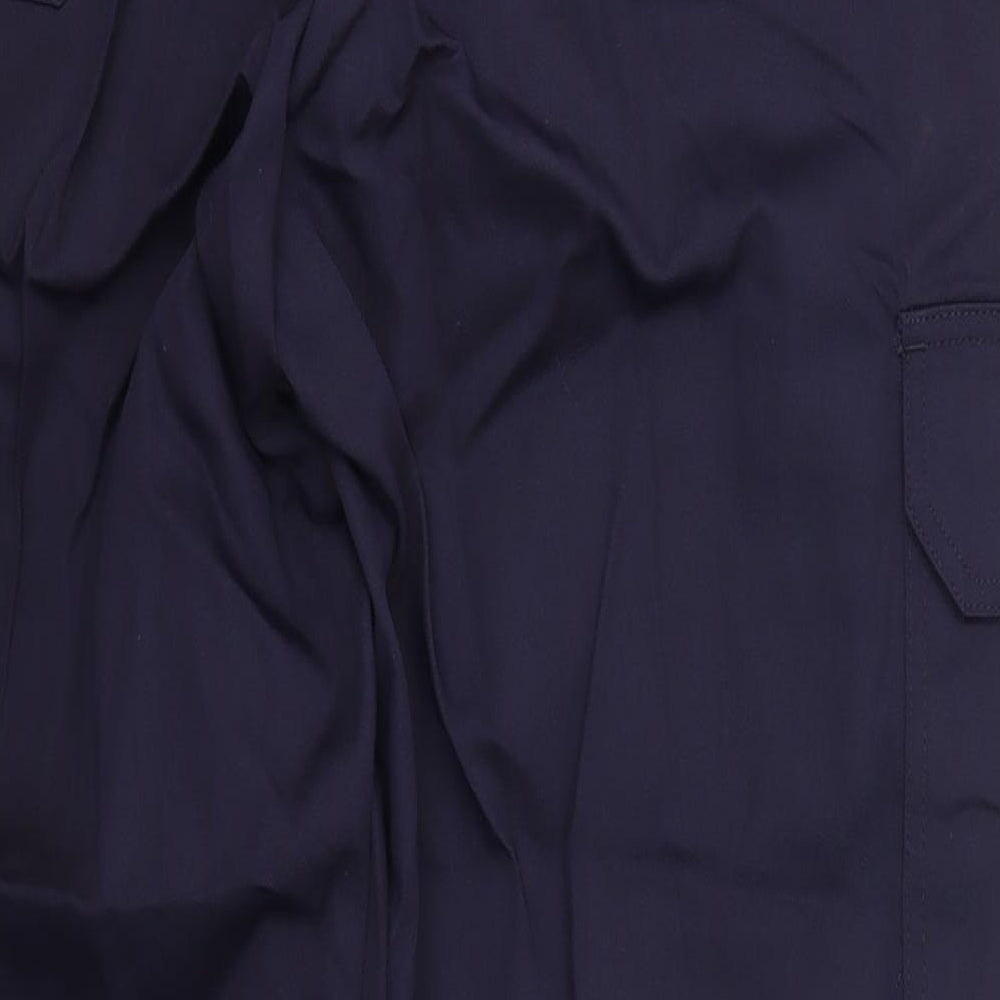 Click Workwear Mens Blue   Trousers  Size 38 L31 in