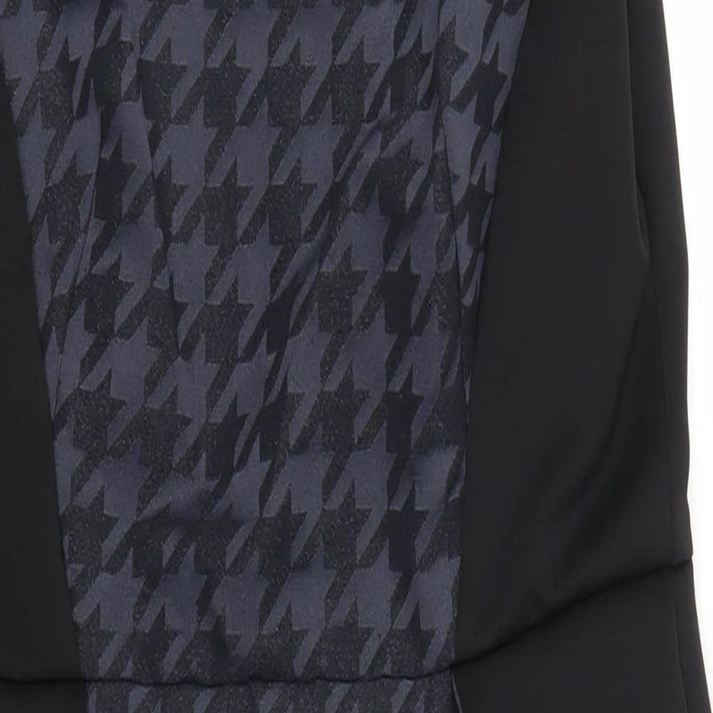 Atmosphere Womens Blue Herringbone  Pencil Dress  Size 12