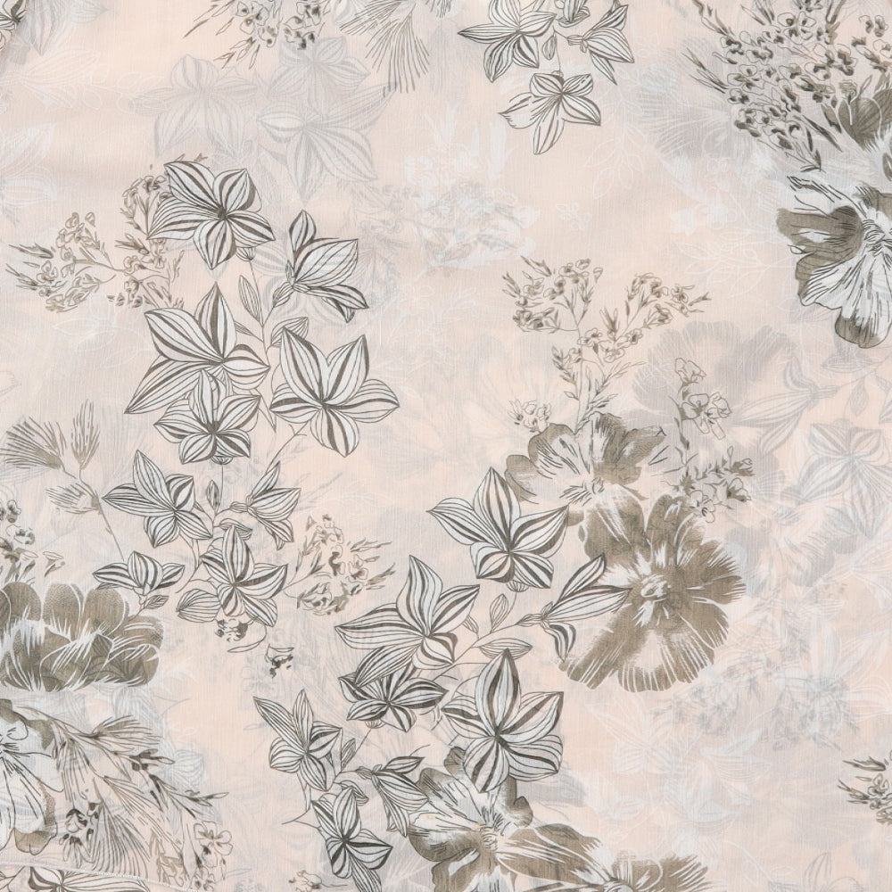 Preworn Womens Pink Floral  Basic Blouse Size 26