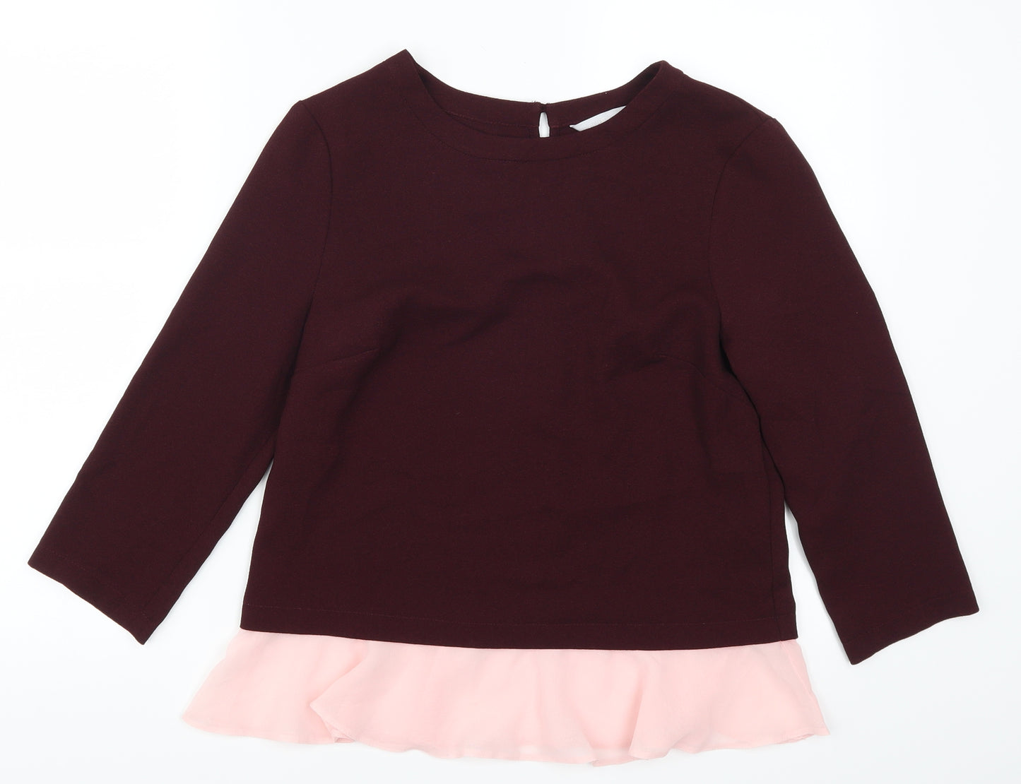 Red Herring Womens Pink   Basic Blouse Size 10