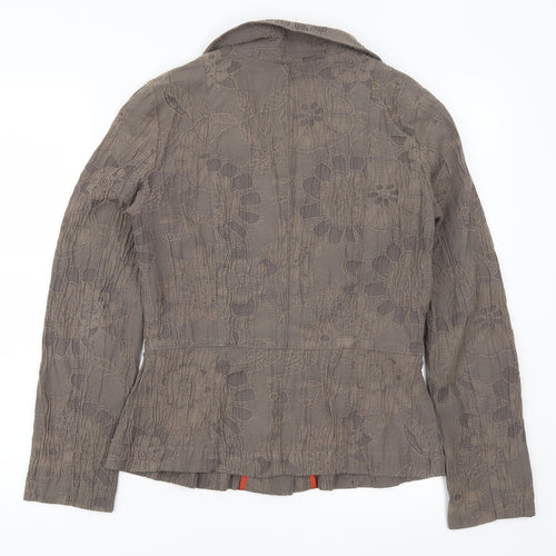 Per Una Womens Brown Floral  Jacket  Size 8