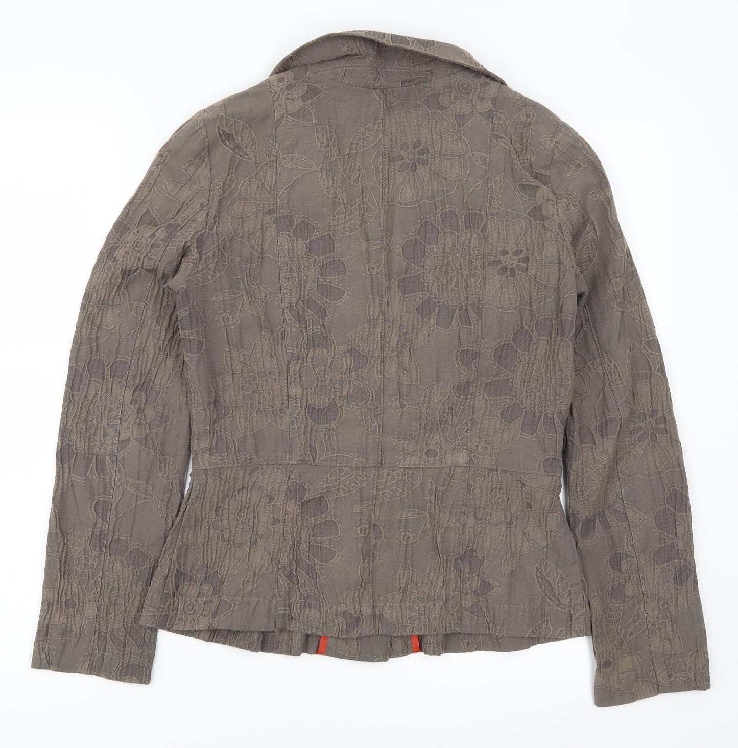 Per Una Womens Brown Floral  Jacket  Size 8