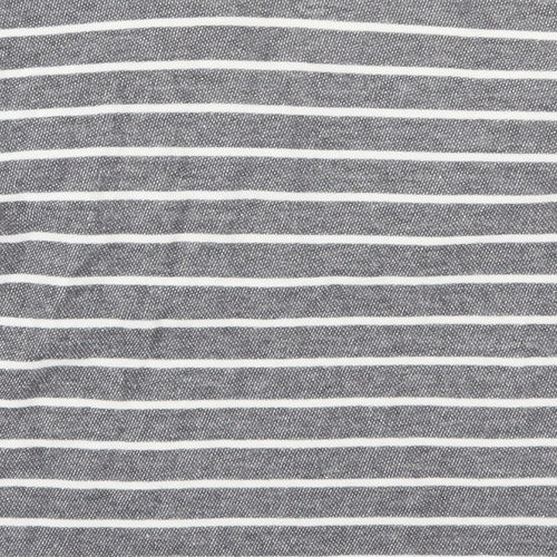 Select Womens Grey Striped  Pullover Sweatshirt Size 18