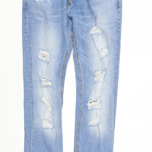 H&M Womens Blue   Straight Jeans Size 32 L32 in