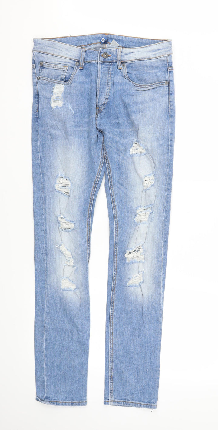 H&M Womens Blue   Straight Jeans Size 32 L32 in