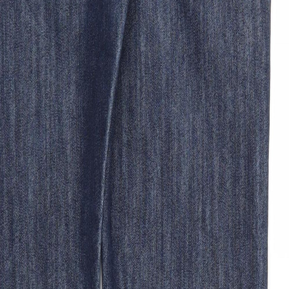 Denim & Co. Mens Blue   Straight Jeans Size 32 L32 in