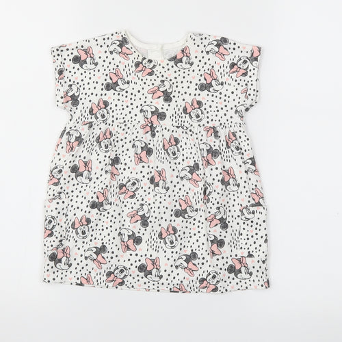 Disney Baby Girls Pink Animal Print  Fit & Flare  Size 6-9 Months