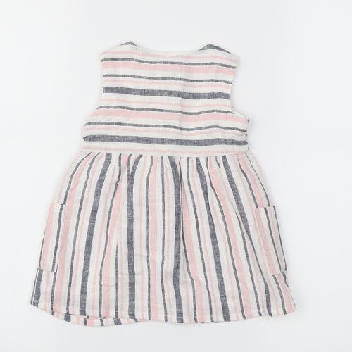 Primark Girls Pink Spotted  Fit & Flare  Size 6-9 Months