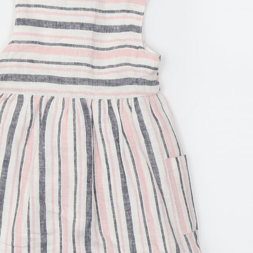Primark Girls Pink Spotted  Fit & Flare  Size 6-9 Months