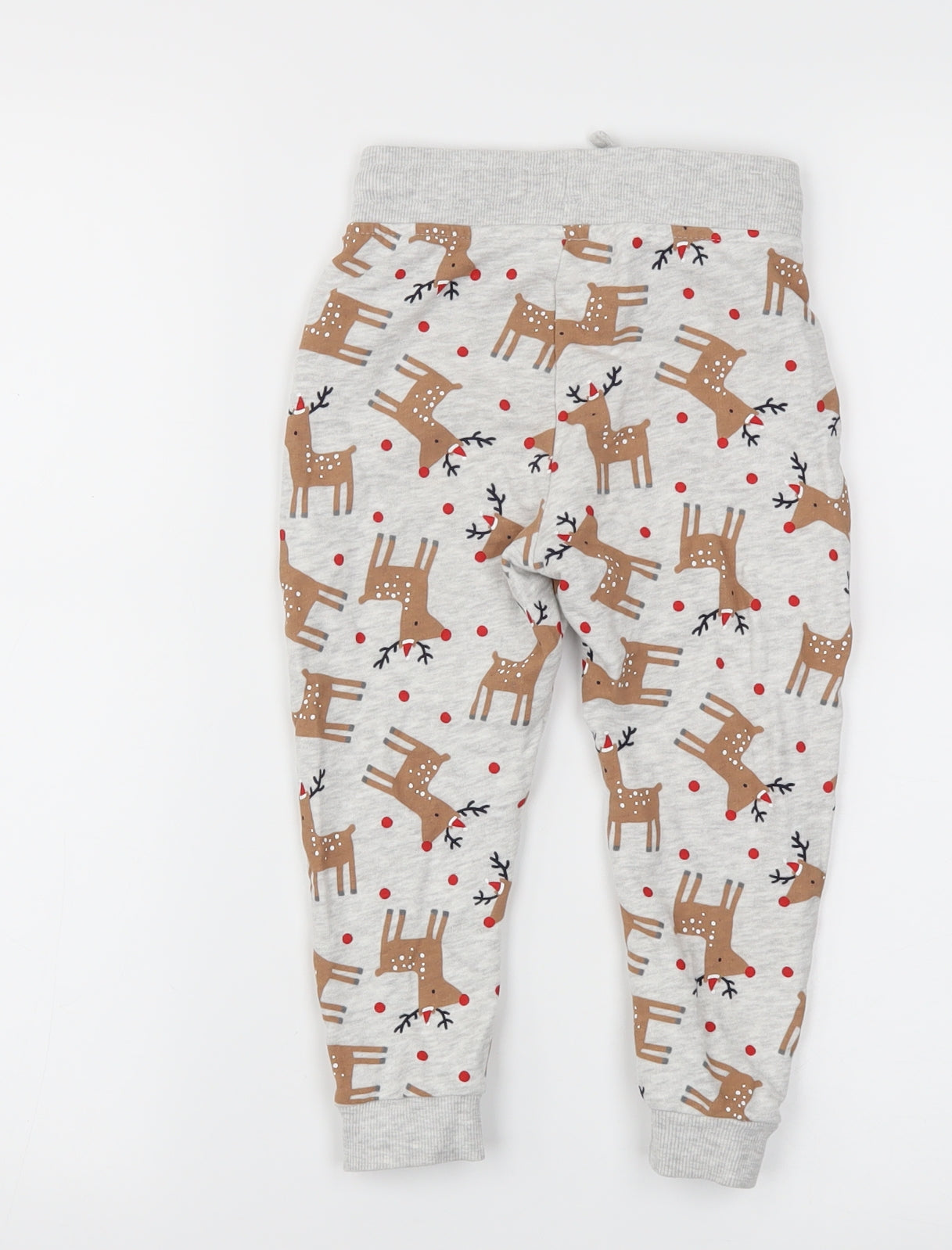 George Girls Grey Animal Print  Capri Lounge Pants Size 2-3 Years