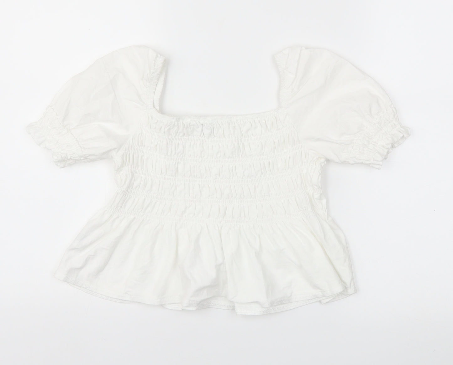 river  island  Girls Silver   Basic T-Shirt Size 12 Years