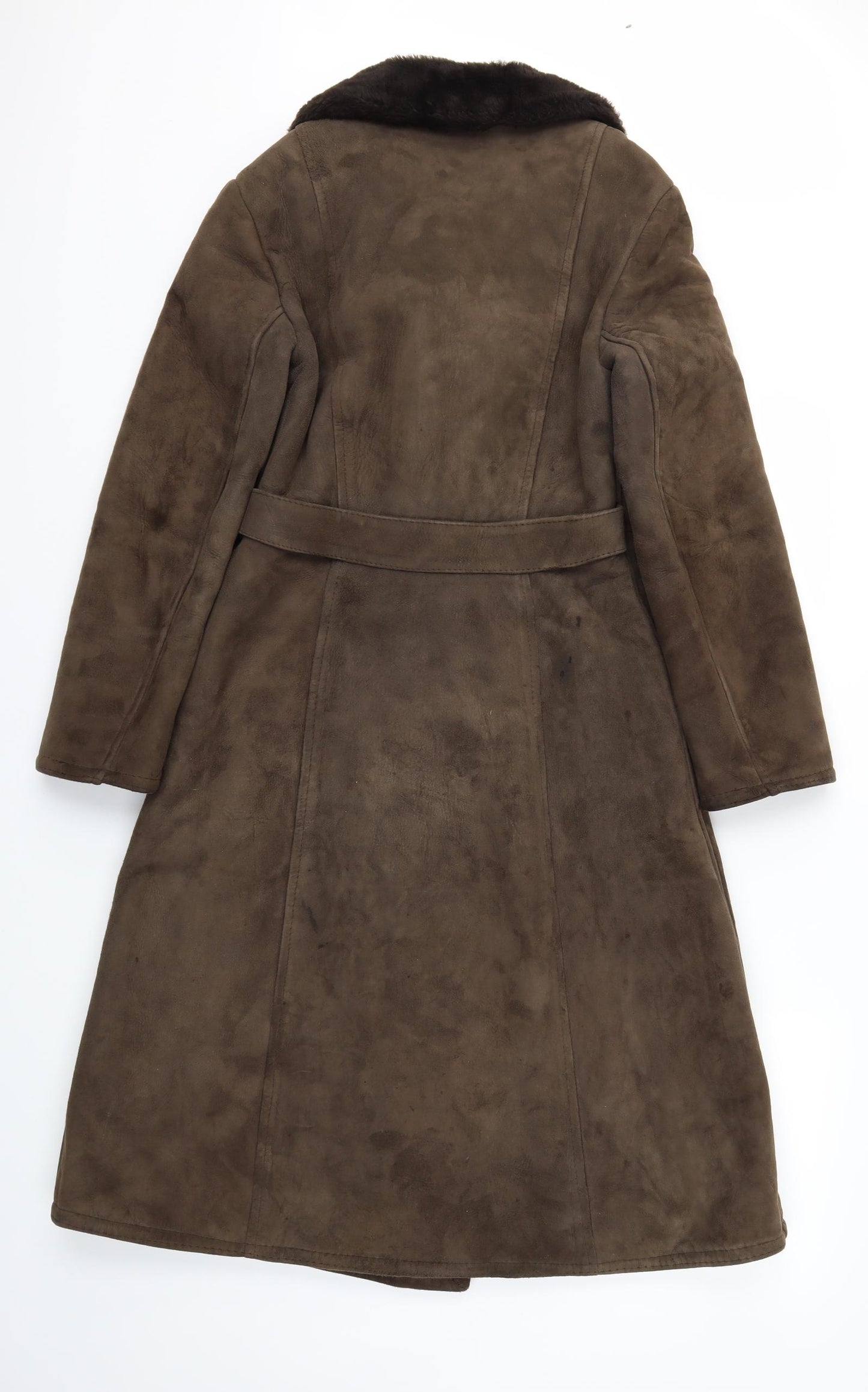 Preworn Womens Brown   Jacket Coat Size 12