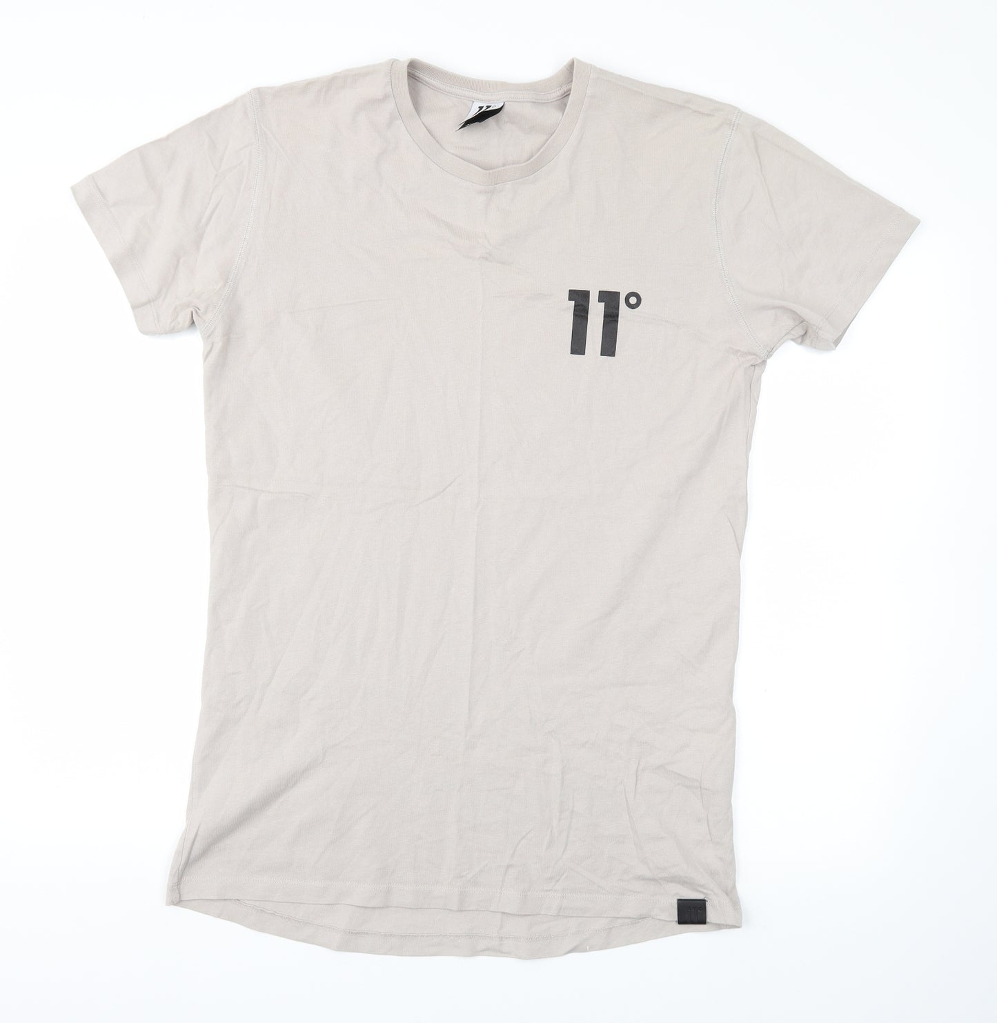 eleven  Mens Brown    T-Shirt Size S