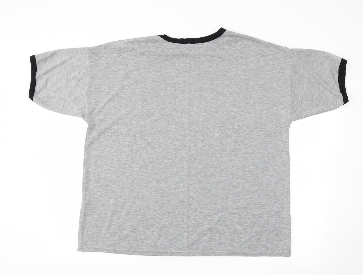Boohoo Womens Grey   Basic T-Shirt Size 18