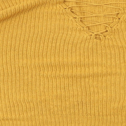 New Look Womens Yellow   Pullover Jumper Size L