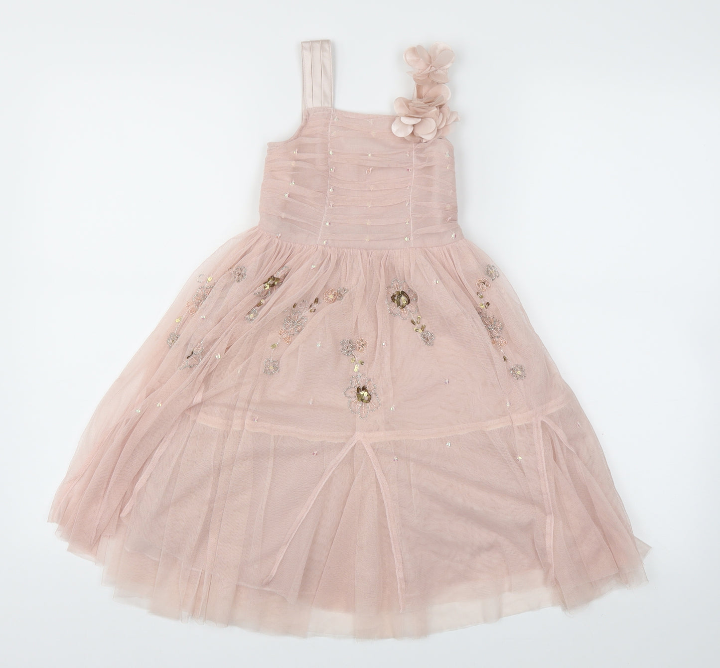 next  Girls Pink   Fit & Flare  Size 3 Years