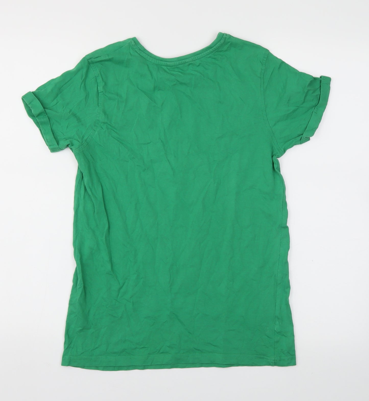 George Girls Green   Basic T-Shirt Size 13-14 Years