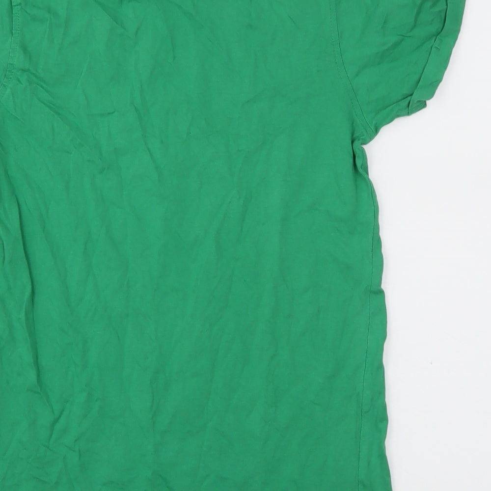 George Girls Green   Basic T-Shirt Size 13-14 Years