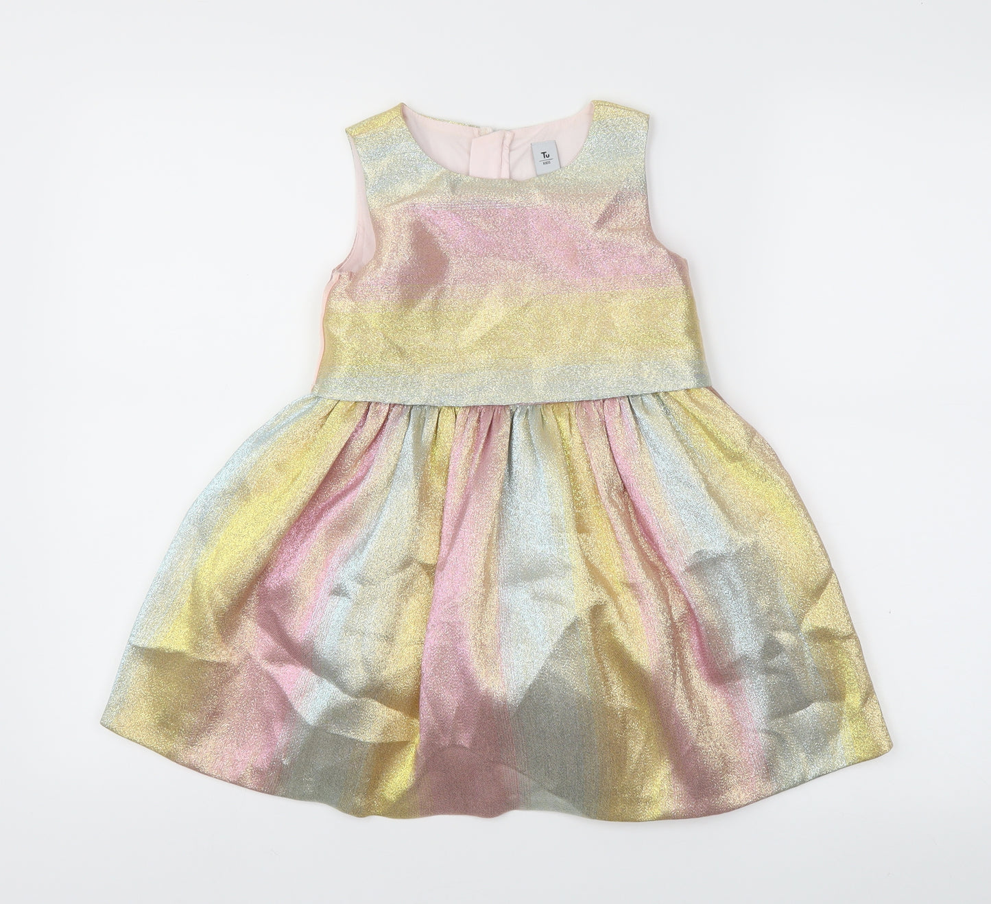TU Girls Multicoloured   Fit & Flare  Size 3-4 Years