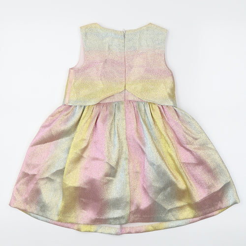 TU Girls Multicoloured   Fit & Flare  Size 3-4 Years