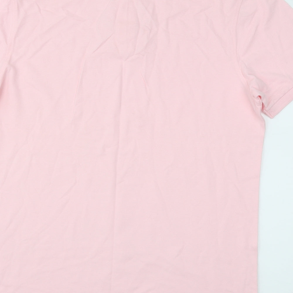 Ceder wood state Mens Pink    T-Shirt Size L