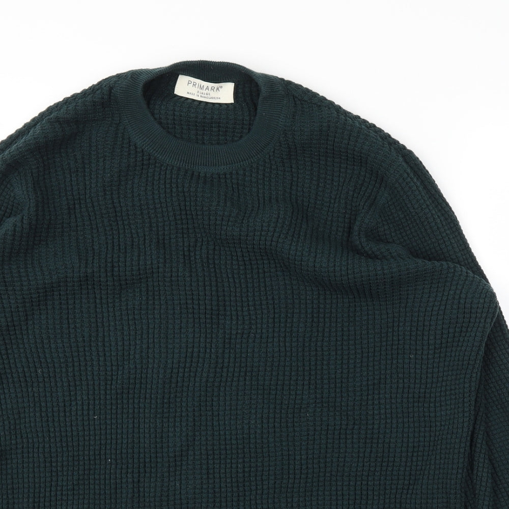 Primark Mens Green   Pullover Sweatshirt Size XL
