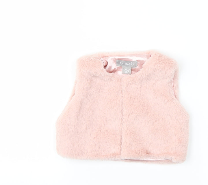 Primark Baby Pink   Basic Jacket Coatigan Size 9-12 Months