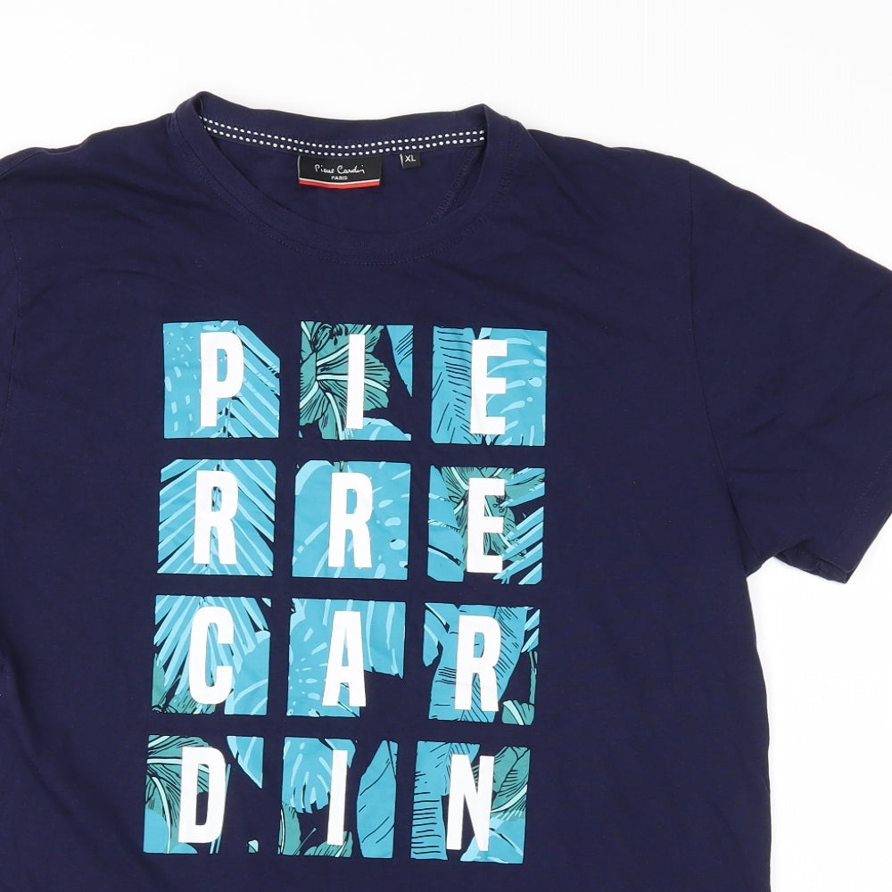 PIEUE CANDIN  Mens Blue    T-Shirt Size XL