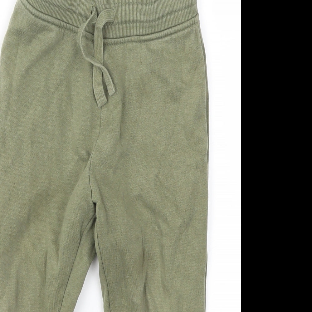 H&M Boys Green   Jogger Trousers Size 3-4 Years