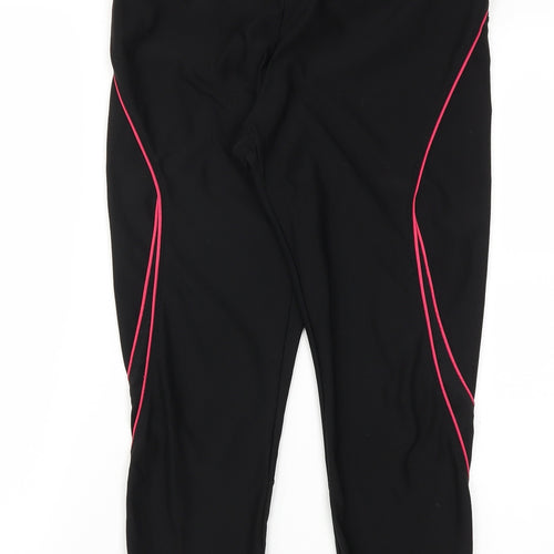 Athlete works Womens Black   Capri Leggings Size M L21 in