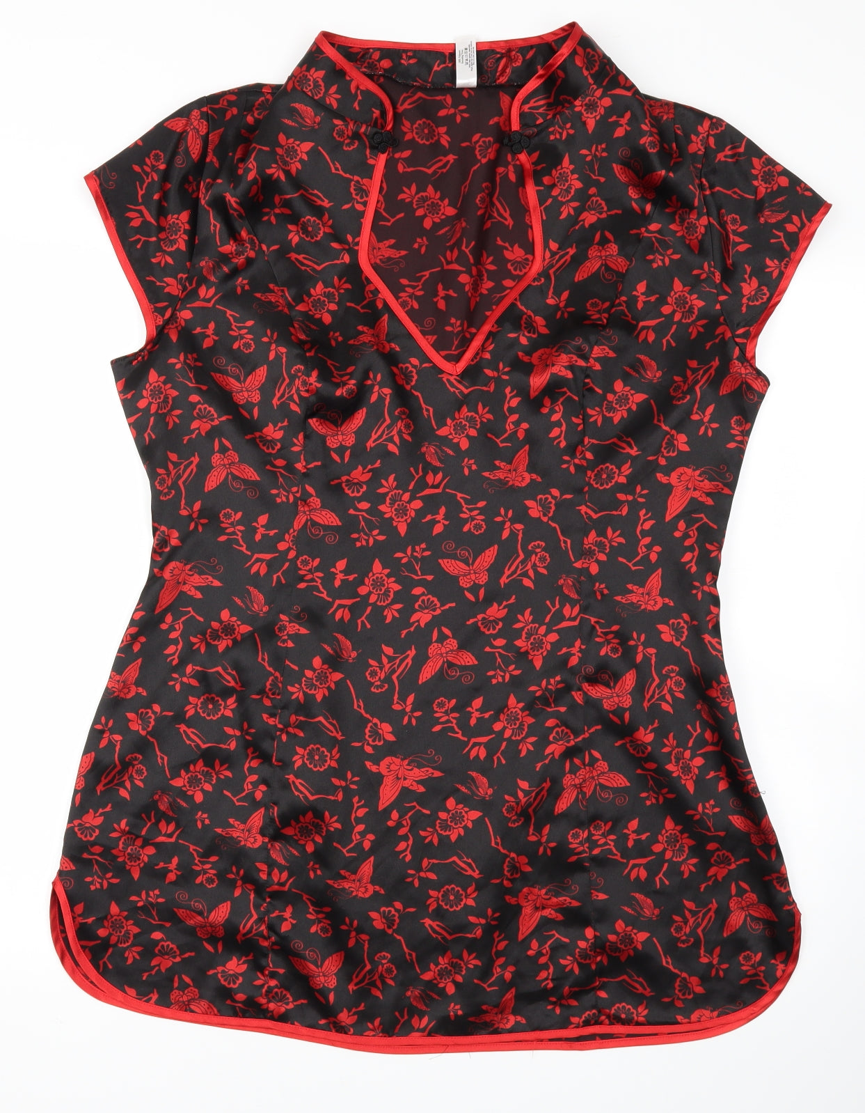 Ann Summers Womens Red Floral  Basic Blouse Size 16