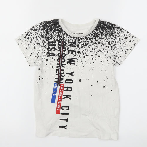 BOYS  Boys Grey   Basic T-Shirt Size 4 Years