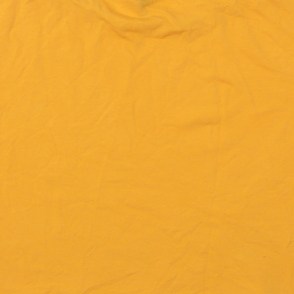 H&M Womens Orange   Basic T-Shirt Size XS