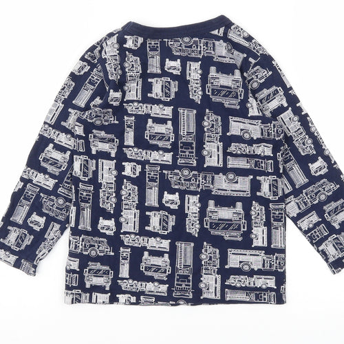 Gap Boys Blue Animal Print  Basic T-Shirt Size 3 Years