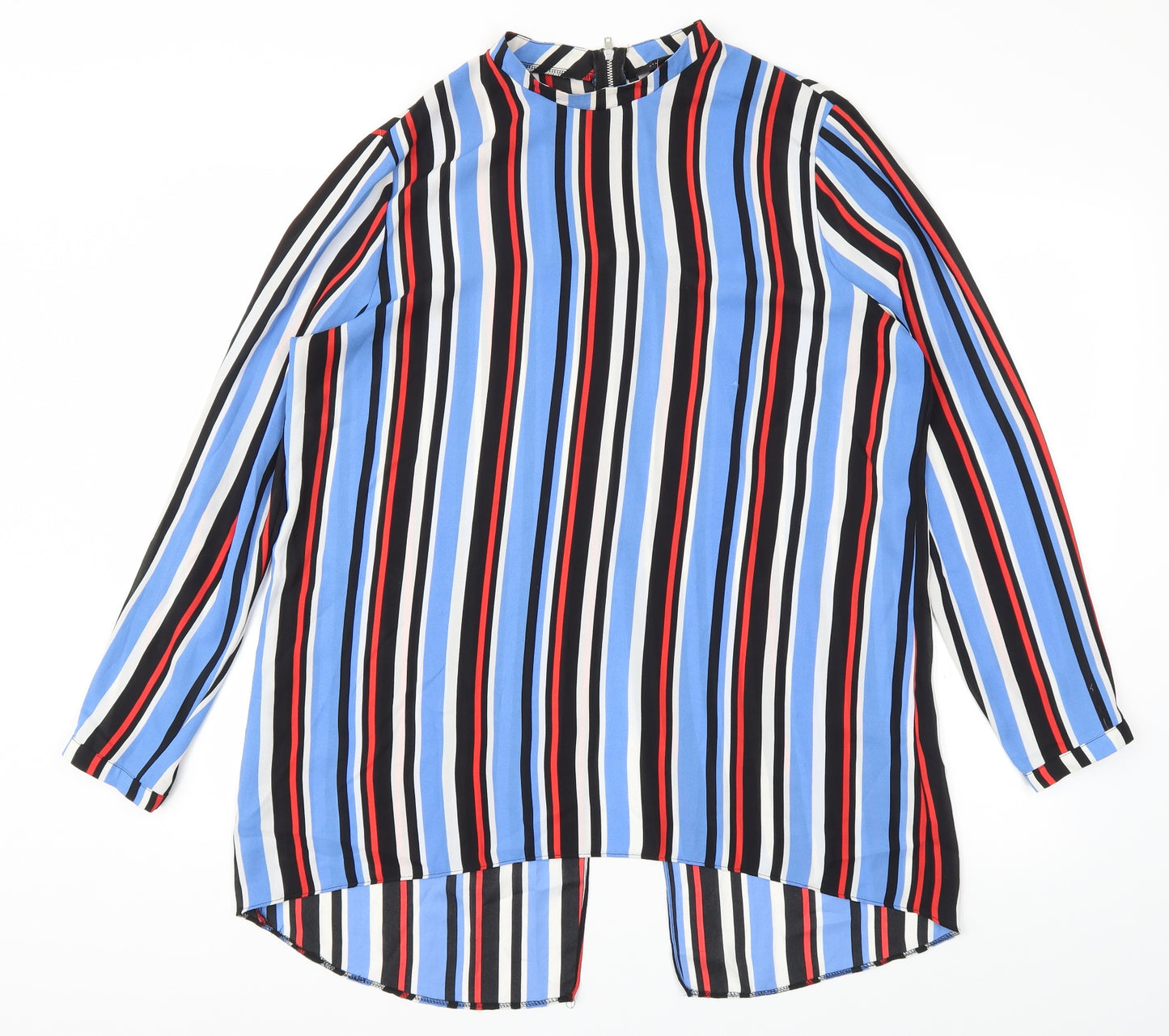Primark Womens Multicoloured Striped  Basic Blouse Size 16
