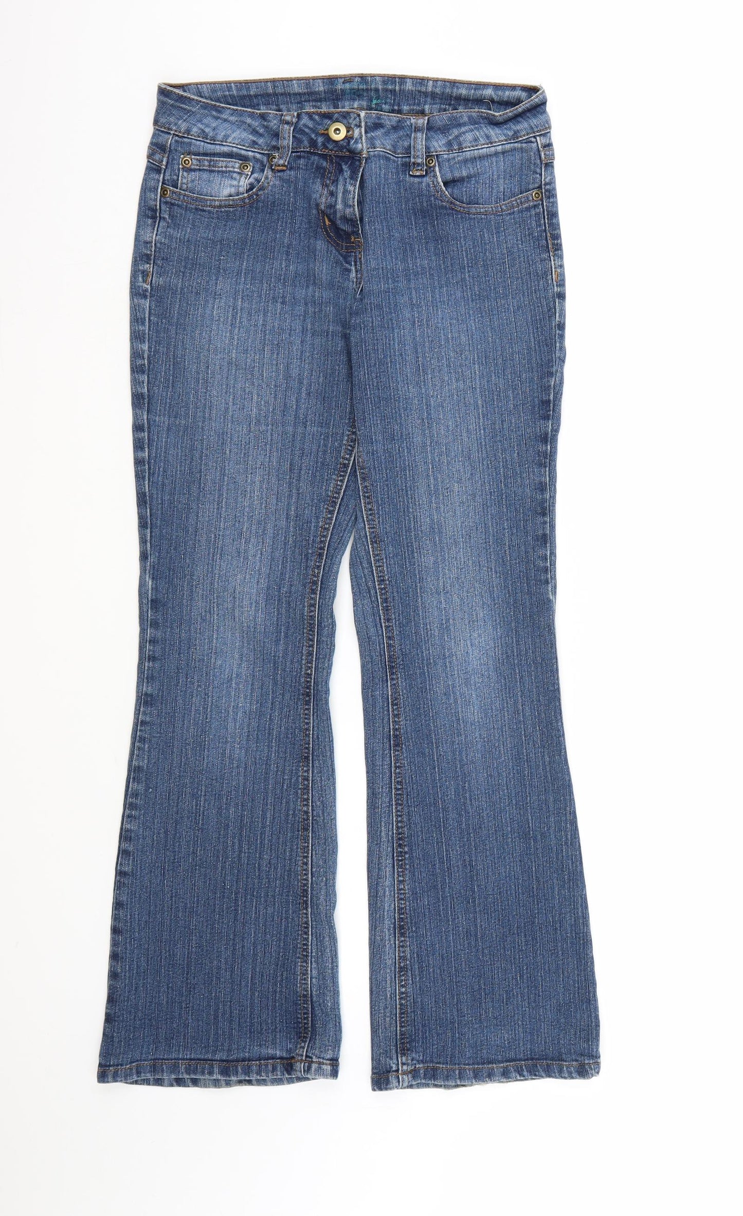Preworn Womens Blue  Denim Bootcut Jeans  L28 in