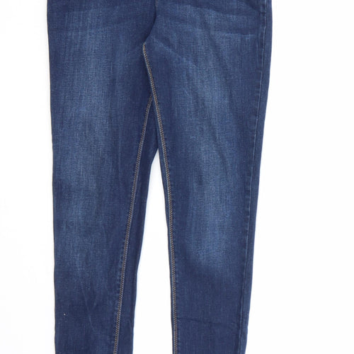 Denim & Co. Womens Blue  Denim Skinny Jeans Size 10 L28 in