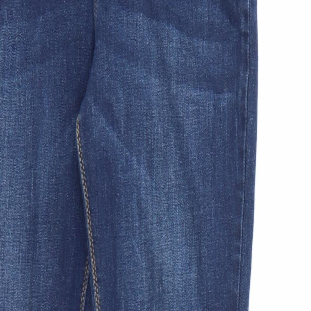 Denim & Co. Womens Blue  Denim Skinny Jeans Size 10 L28 in