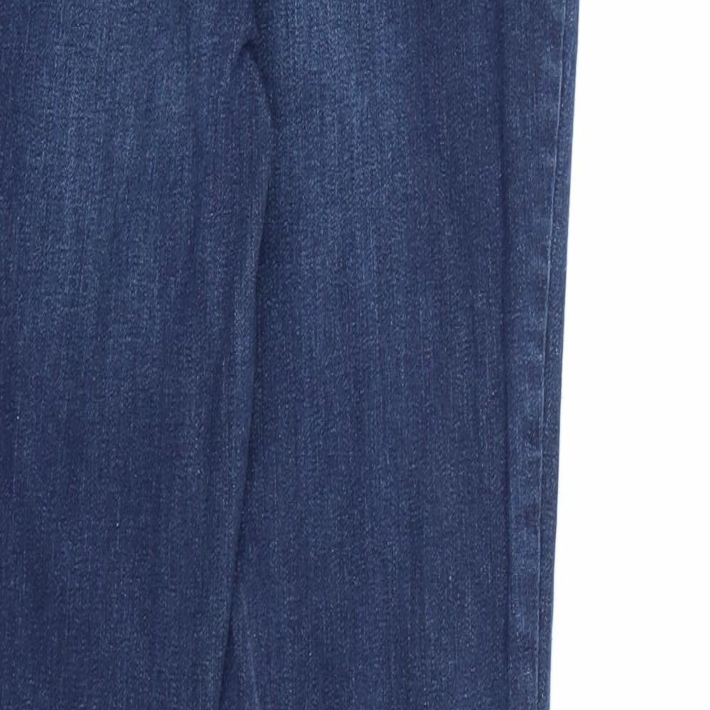 Denim & Co. Womens Blue  Denim Skinny Jeans Size 10 L28 in