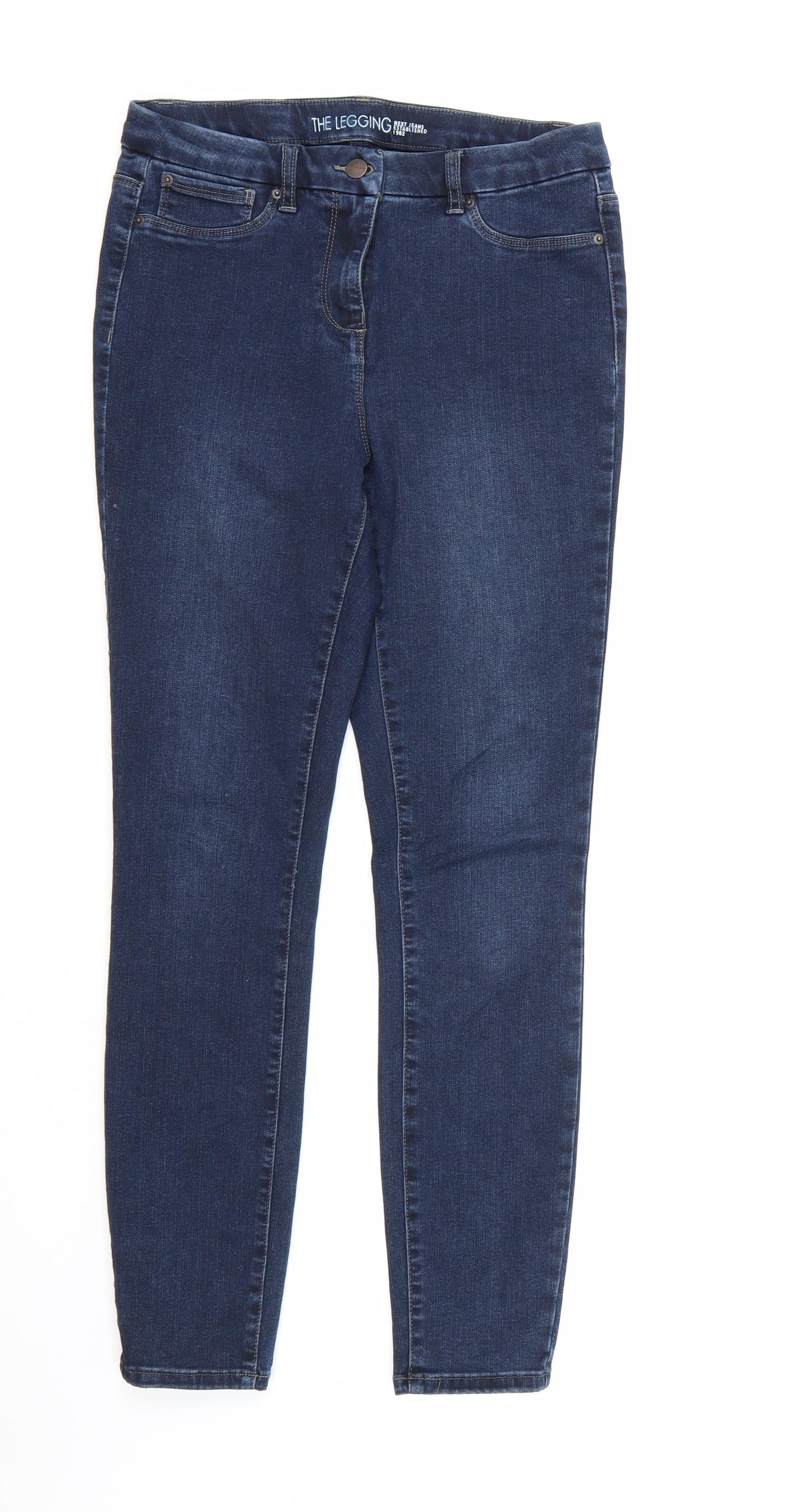 NEXT Womens Blue  Denim Jegging Jeans Size 12 L29 in