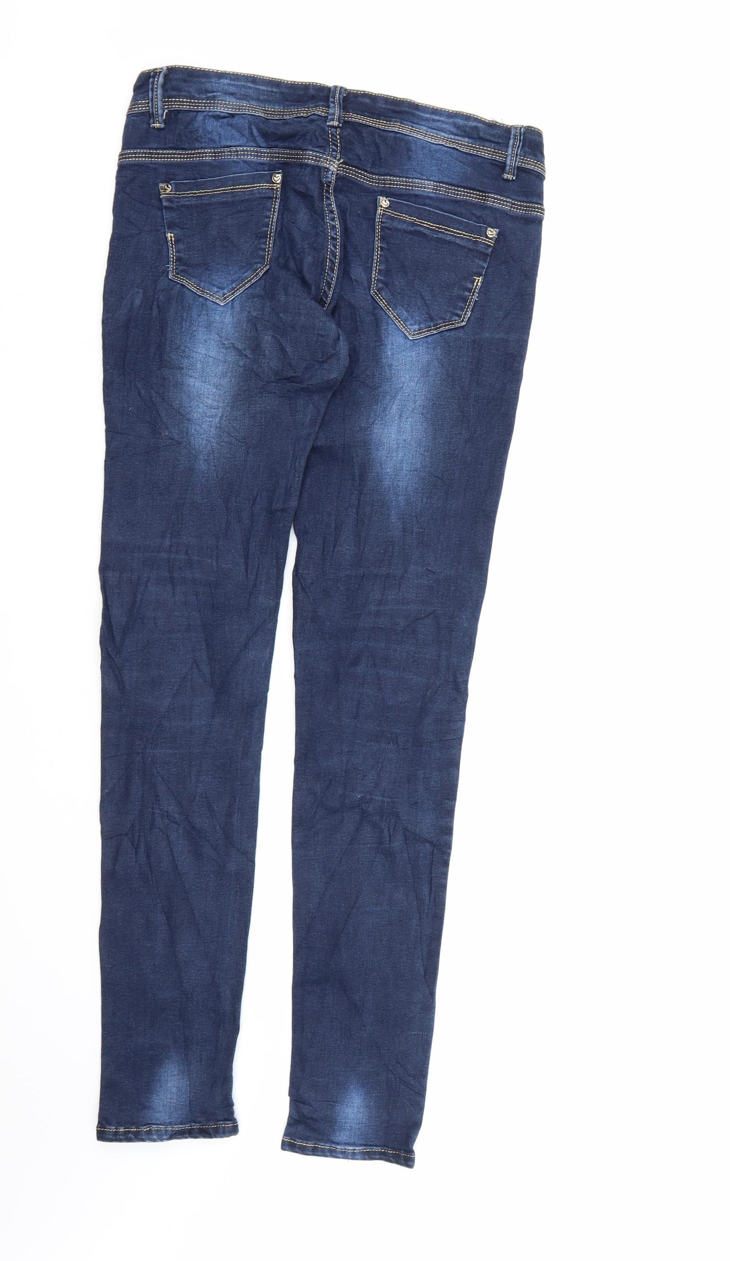 G.cause Womens Blue  Denim Skinny Jeans  L33 in