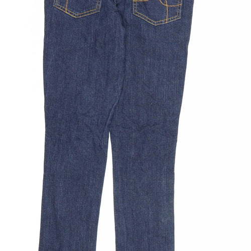 Preworn Girls Blue  Denim Skinny Jeans Size 12-13 Years