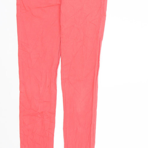 NEXT Womens Pink  Denim Skinny Jeans Size 6 L30 in