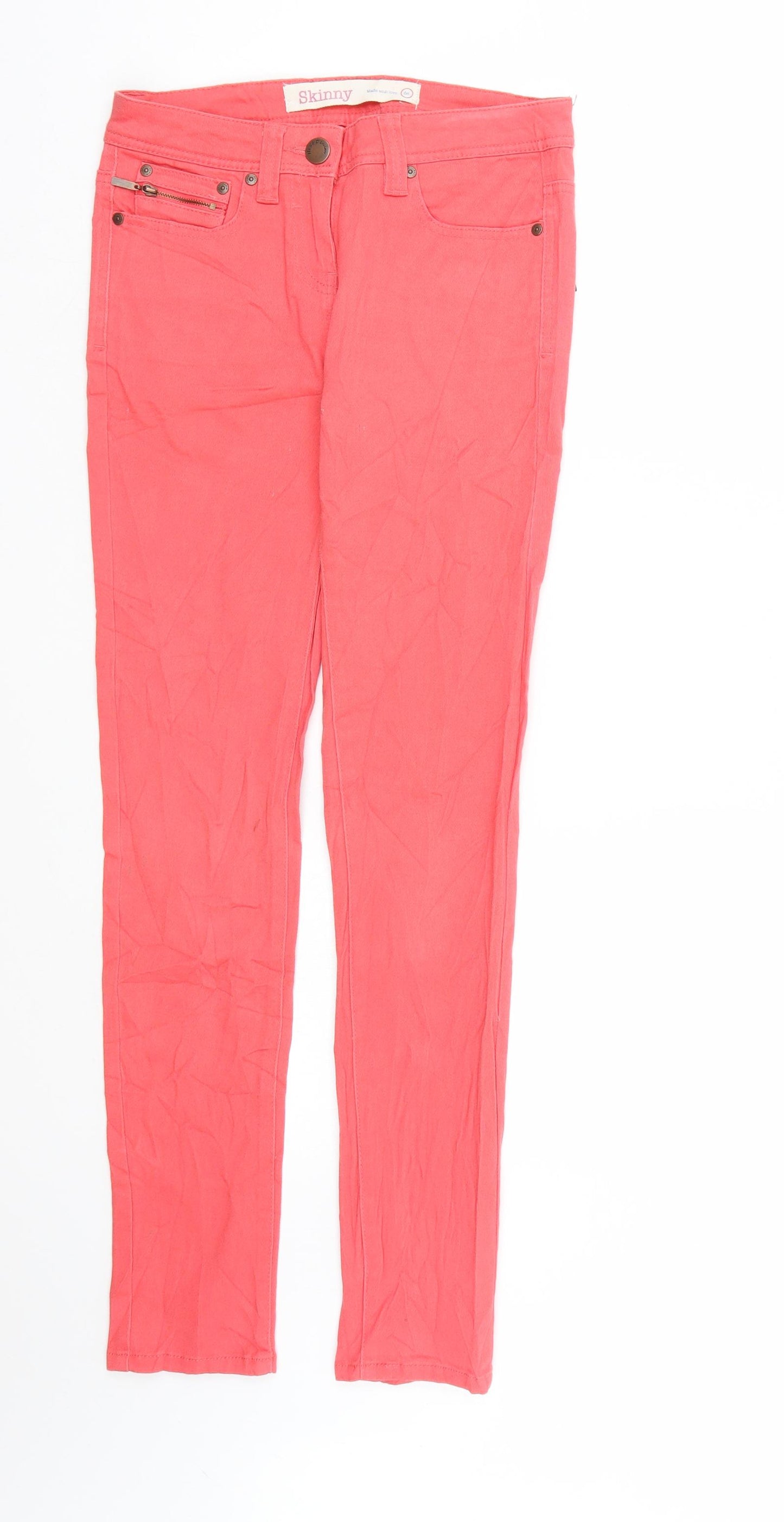 NEXT Womens Pink  Denim Skinny Jeans Size 6 L30 in